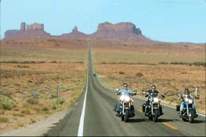   Harley Davidson   Monument Valley.